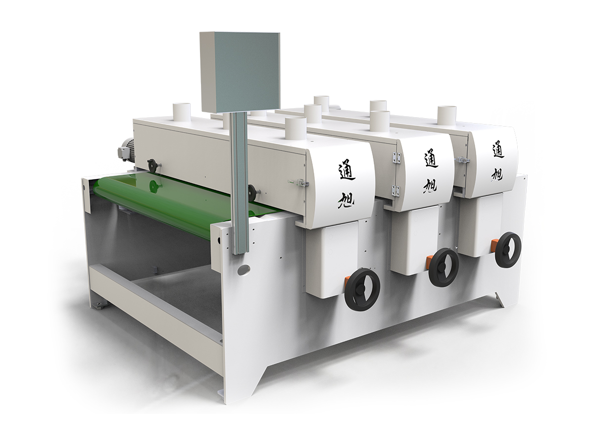 Drie-assige borstelmachine