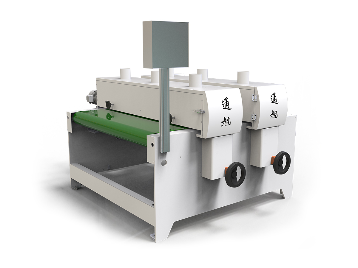 Tweeassige borstelmachine